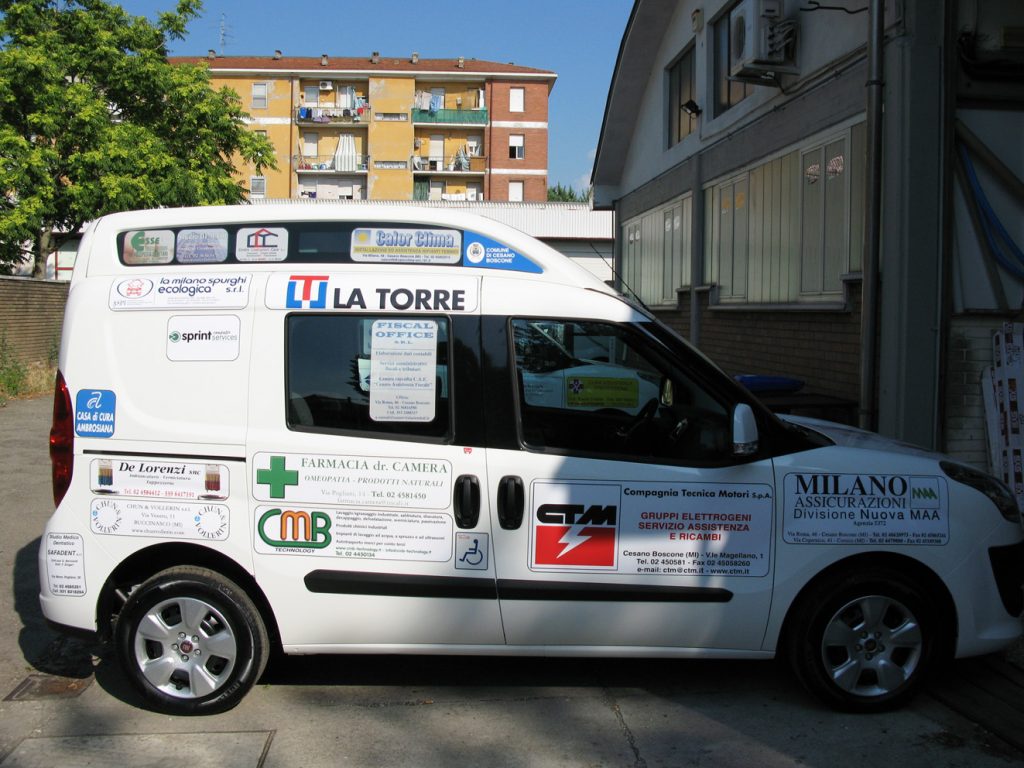 Doblo Cesano fianco dx